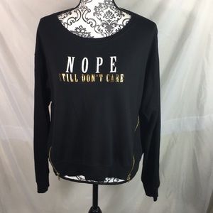DIVIDED by H&M “NOPE” Sweatshirt, Medium